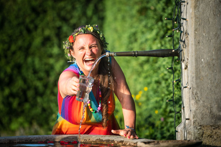 Sonia Koller in natürlicher Umgebung